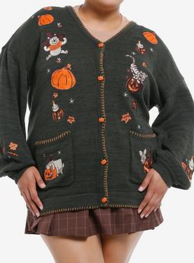 Her Universe Disney Winnie The Pooh Halloween Cardigan Plus Size, , hi-res